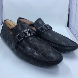 Louis Vuitton Brown Loafers w/COA
